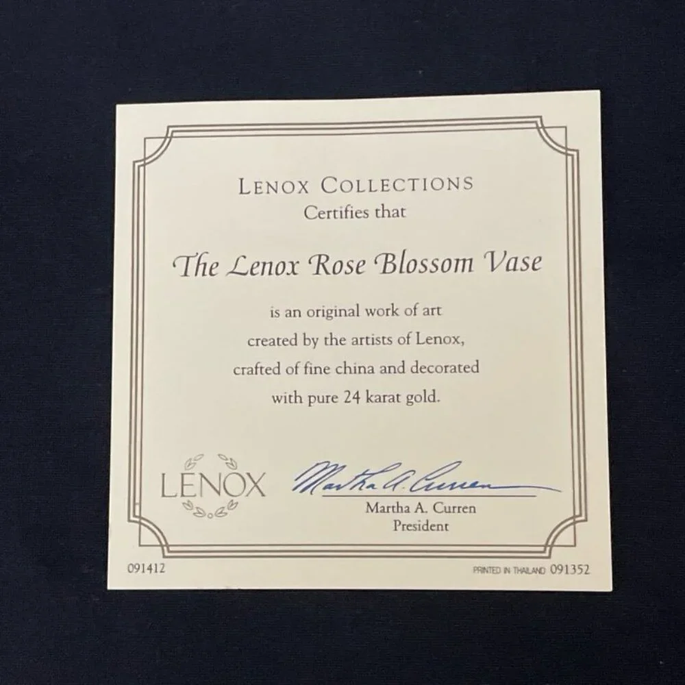 Lenox vintage rose